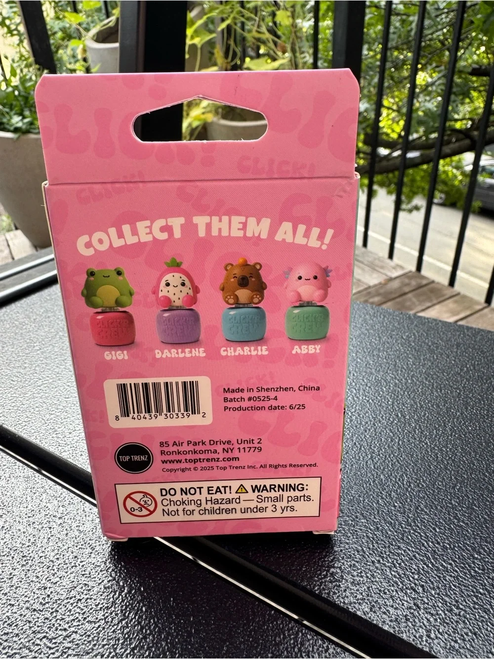 Click'R Crew Brown Bear Keyboard Clicker Sensory Toy - Brown/Teal